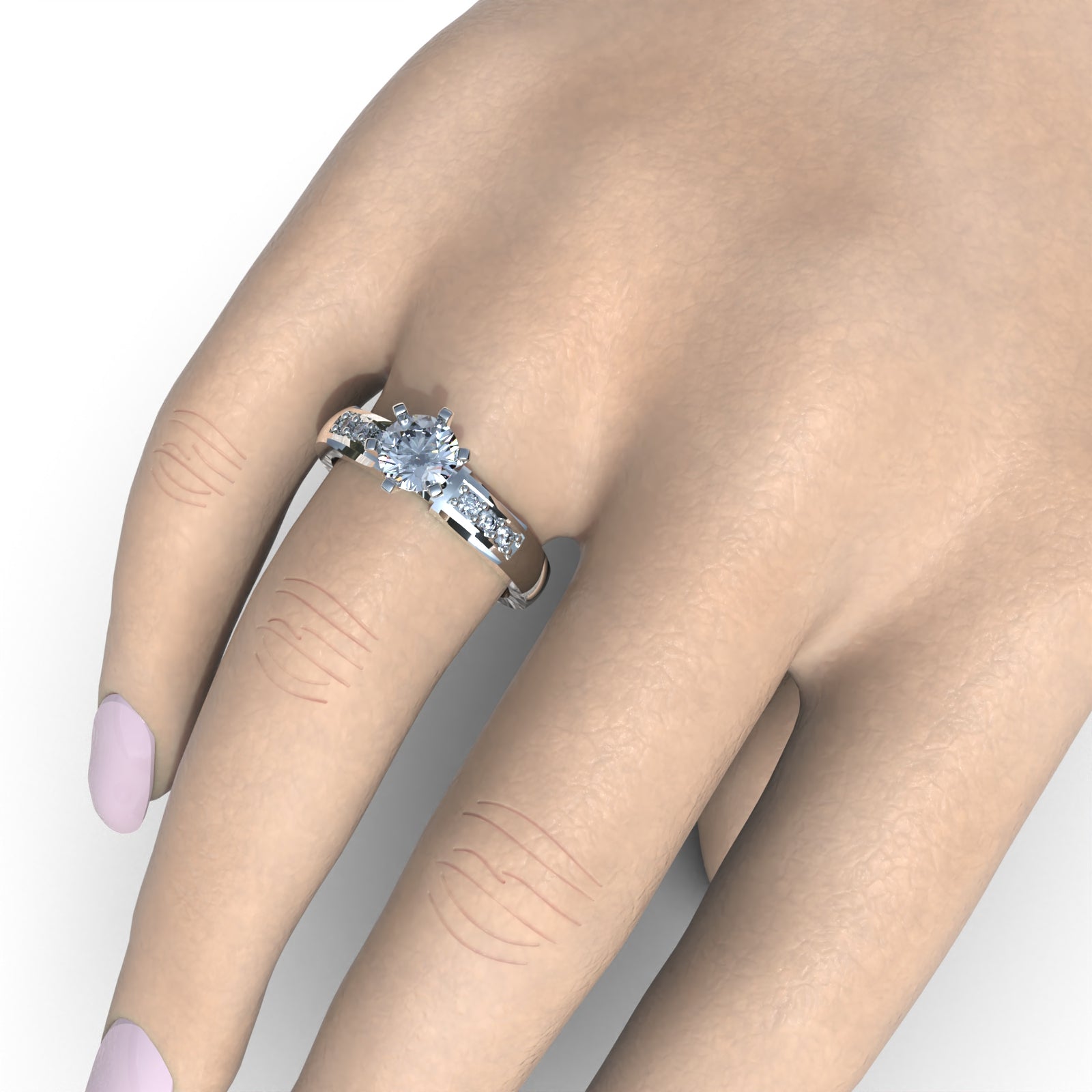 Anillo de Compromiso Venus - Plata 950 | Luya Joyería