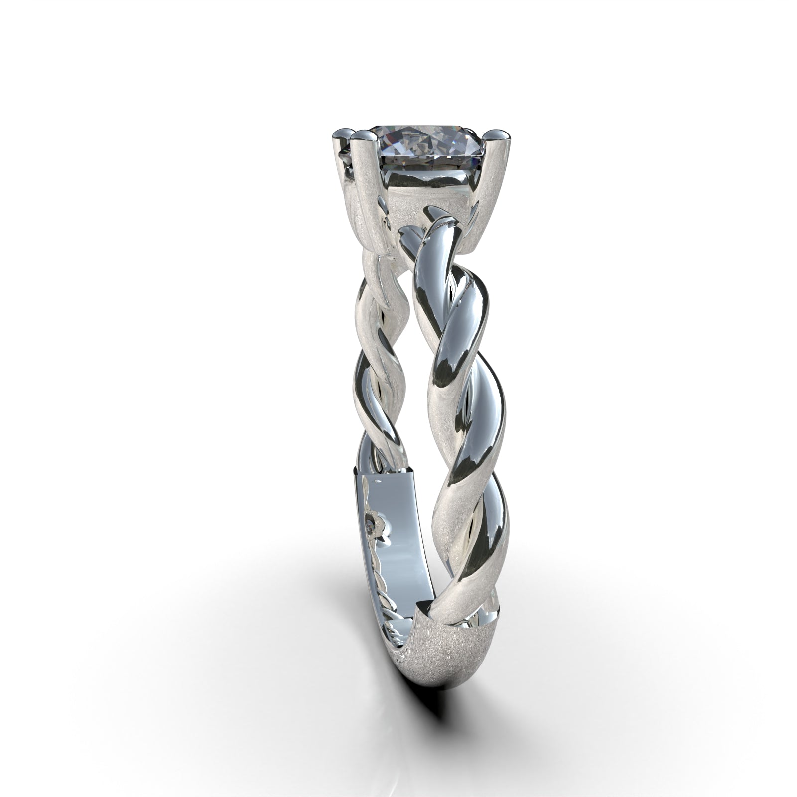 Anillo de Compromiso Olivo - Plata 950 | Luya Joyería