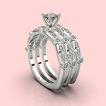 Cargue la imagen en el visor de la galería, Anillo 3Square con corte circular