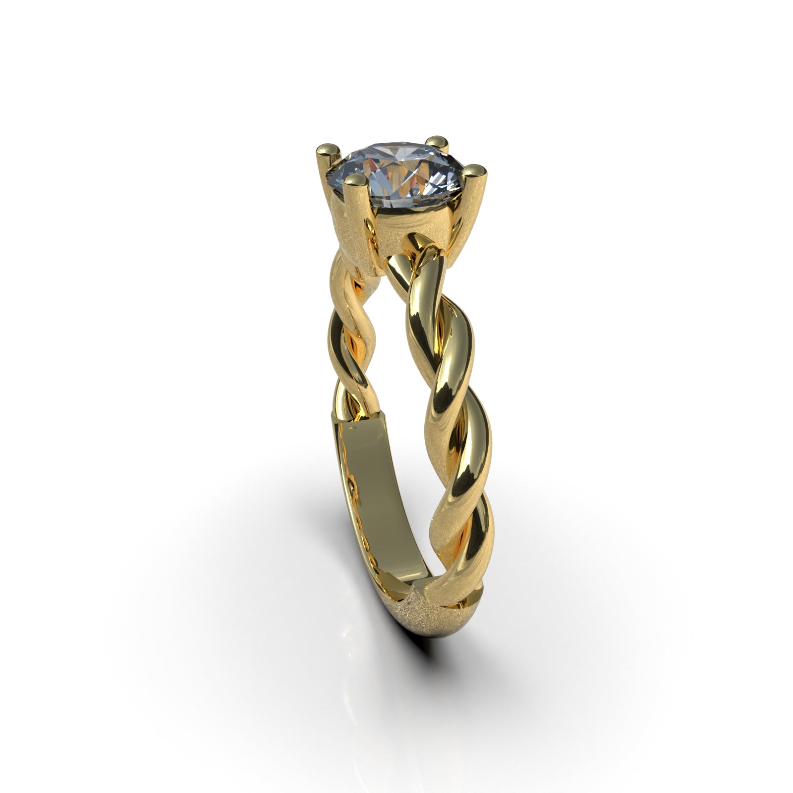 Anillo de Compromiso Olivo - Plata 950 | Luya Joyería