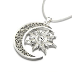 Cargue la imagen en el visor de la galería, Collar de luna y sol