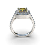 Cargue la imagen en el visor de la galería, Anillo Stone Cushion