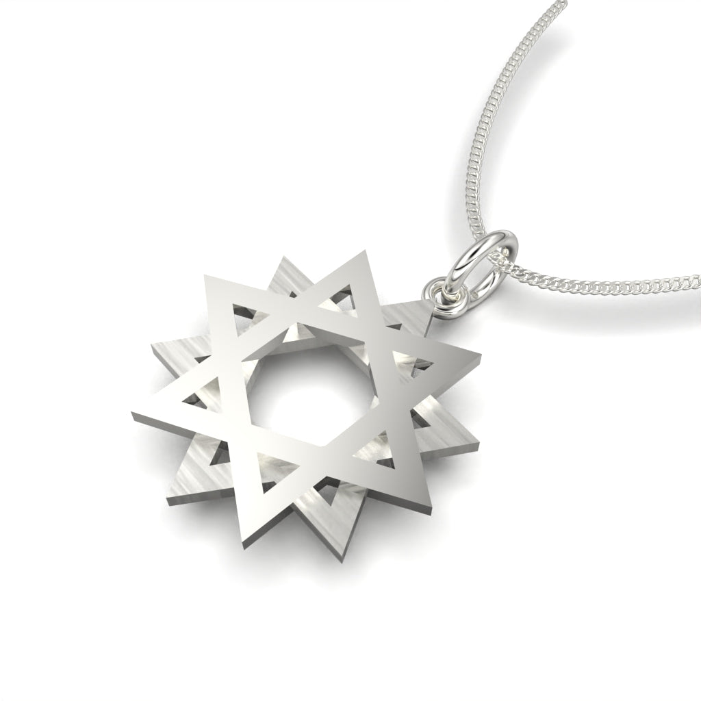 Collar estrella de doce puntas