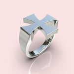 Cargue la imagen en el visor de la galería, Anillo Cross Patty