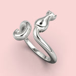Cargue la imagen en el visor de la galería, Anillo de gato