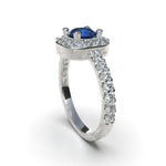 Cargue la imagen en el visor de la galería, Anillo Square cut