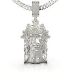 Cargue la imagen en el visor de la galería, Collar de Cristo con corte circular