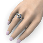 Cargue la imagen en el visor de la galería, Anillo Estrella de David