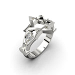 Cargue la imagen en el visor de la galería, Anillo Estrella de David