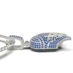 Cargue la imagen en el visor de la galería, Dije Espartano con corte circular