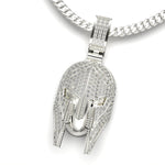 Cargue la imagen en el visor de la galería, Dije Espartano con corte circular