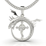 Cargue la imagen en el visor de la galería, Collar de dragón y serpiente