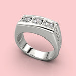 Cargue la imagen en el visor de la galería, Anillo 3S con corte circular