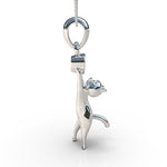 Cargue la imagen en el visor de la galería, Collar de gato con corte corazón