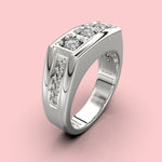 Cargue la imagen en el visor de la galería, Anillo 3S con corte circular