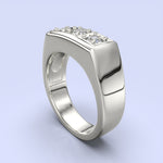 Cargue la imagen en el visor de la galería, Anillo 3C con corte circular