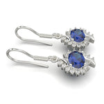 Cargue la imagen en el visor de la galería, Aretes con corte oval