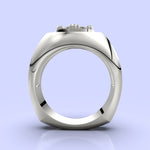 Cargue la imagen en el visor de la galería, Anillo Circle con corte circular