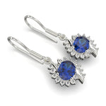 Cargue la imagen en el visor de la galería, Aretes con corte oval