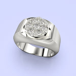 Cargue la imagen en el visor de la galería, Anillo Circle con corte circular