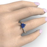 Cargue la imagen en el visor de la galería, Double band heart ring