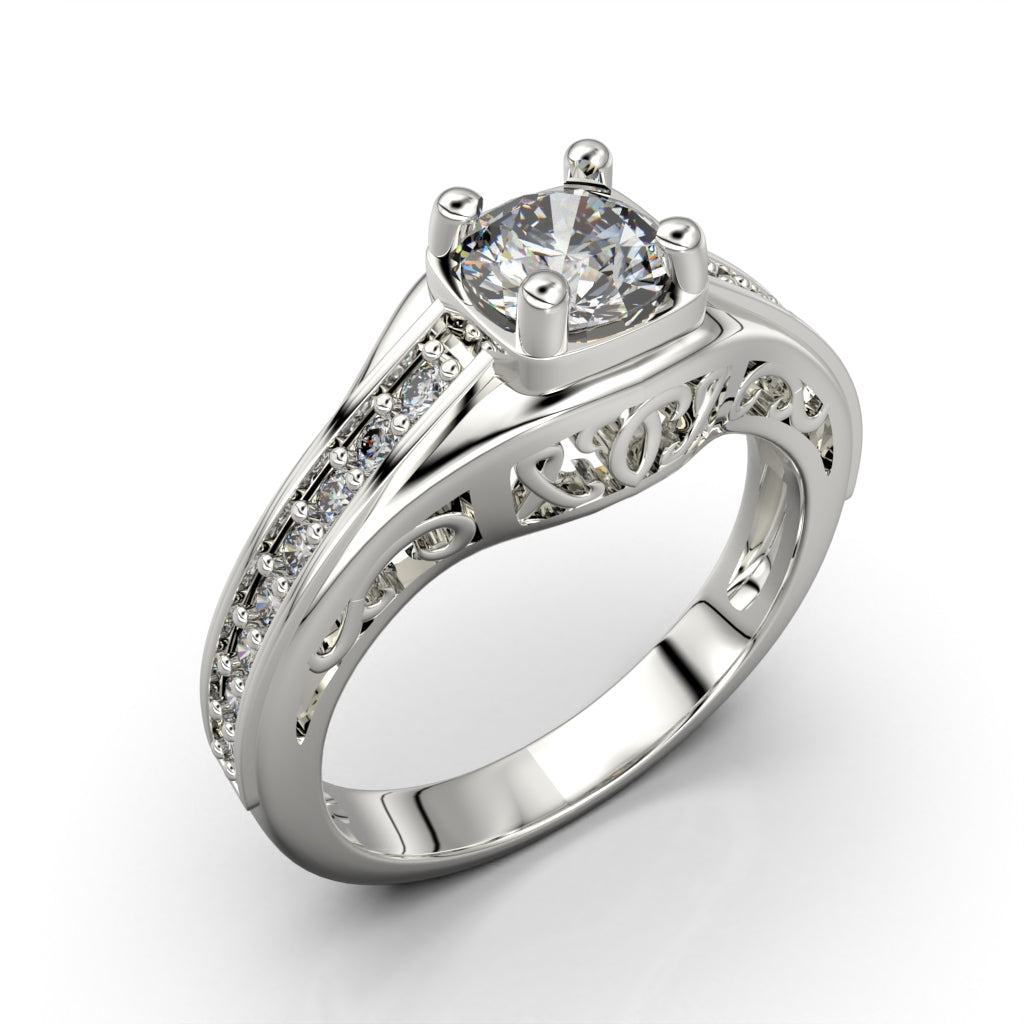 Fl ring with circular cut