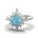 Cargue la imagen en el visor de la galería, Anillo copo de nieve