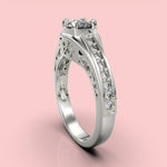 Cargue la imagen en el visor de la galería, Anillo Fl con corte circular