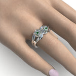 Cargue la imagen en el visor de la galería, Anillo Natu con corte circular