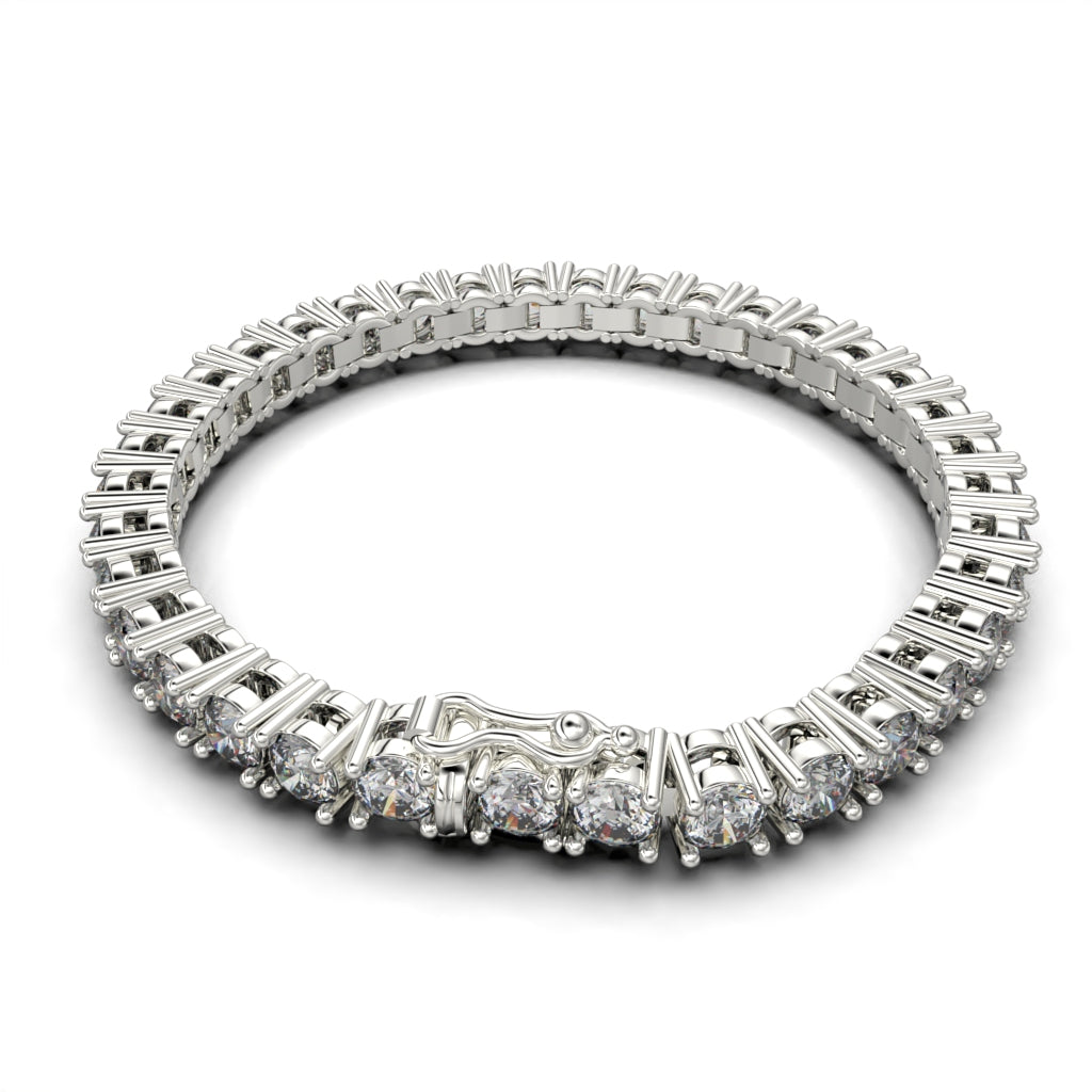 Pulsera tennis de 5 mm en plata 950