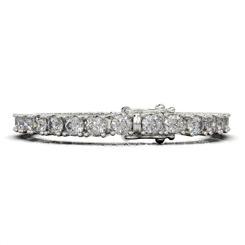Pulsera tennis de 5 mm en plata 950