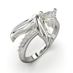 Cargue la imagen en el visor de la galería, Anillo Sirena con corte corazón