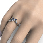 Cargue la imagen en el visor de la galería, Anillo 2Corazones