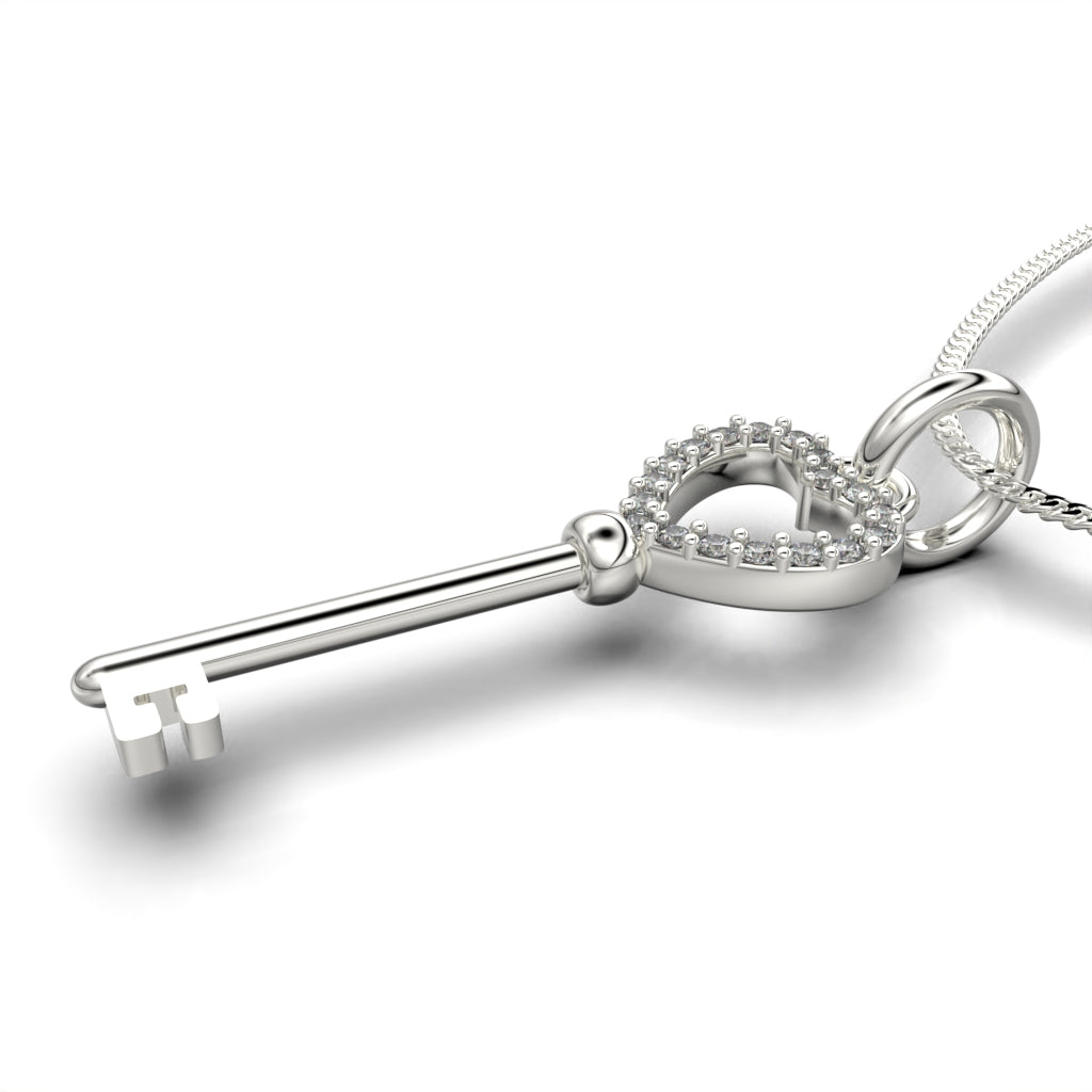 Key collar with circular cut