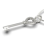 Cargue la imagen en el visor de la galería, Collar Llave con corte circular