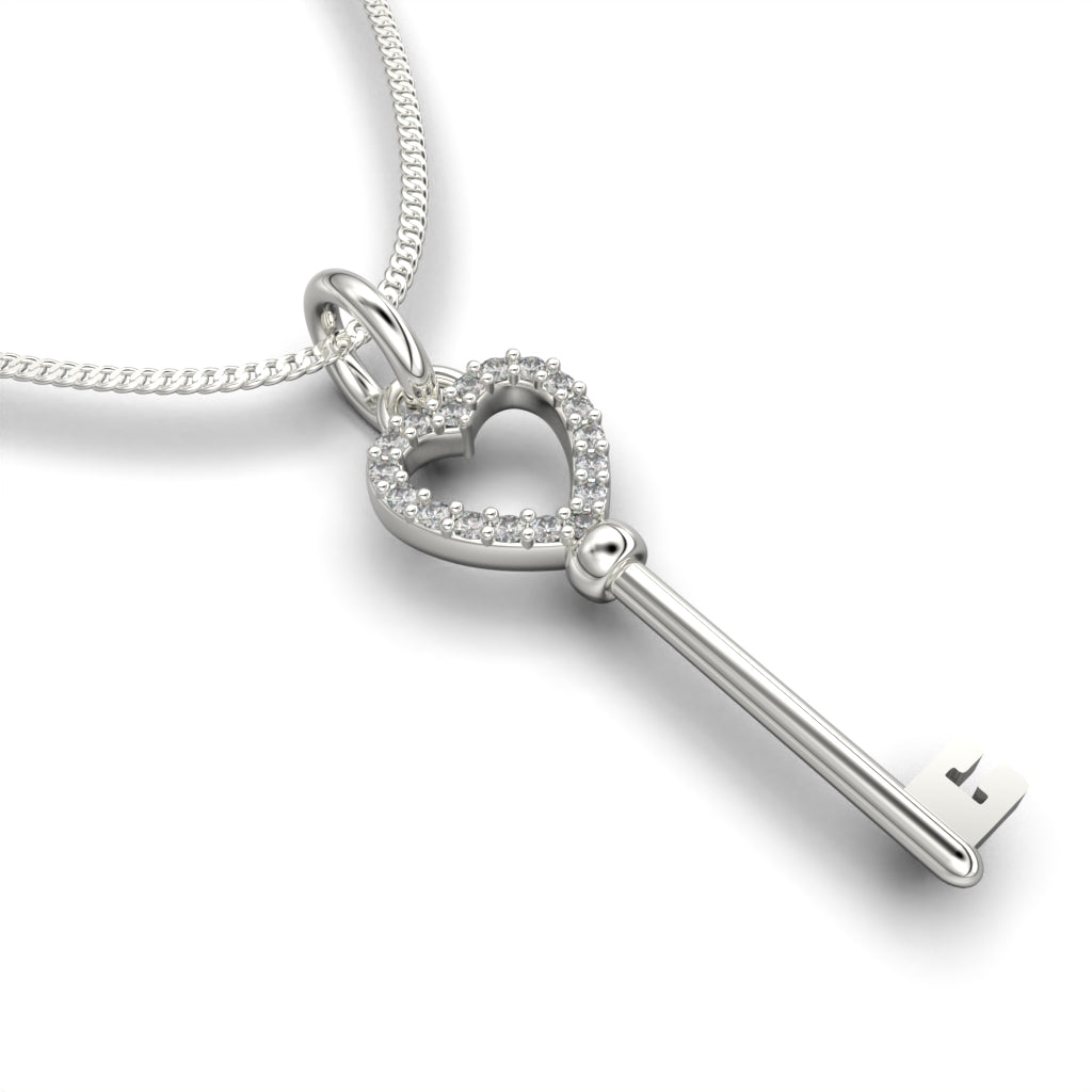 Key collar with circular cut