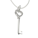 Cargue la imagen en el visor de la galería, Collar Llave con corte circular