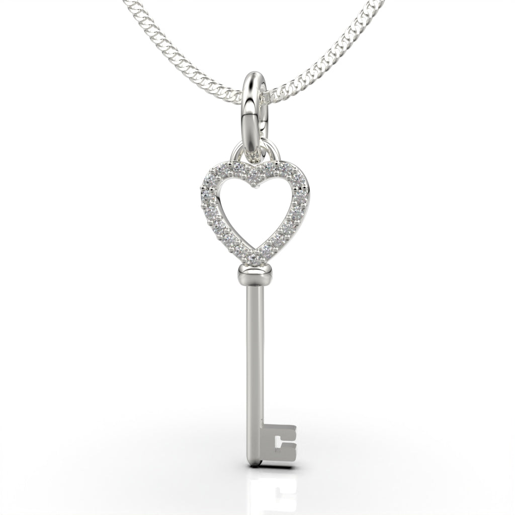 Key collar with circular cut