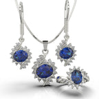 Set de joyas de amor en plata 950