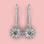 Cargue la imagen en el visor de la galería, Aretes con corte circular