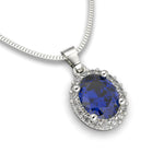 Cargue la imagen en el visor de la galería, Collar con corte oval