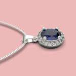 Cargue la imagen en el visor de la galería, Collar con corte oval