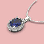 Cargue la imagen en el visor de la galería, Collar con corte oval