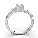 Cargue la imagen en el visor de la galería, Anillo serpiente con corte oval