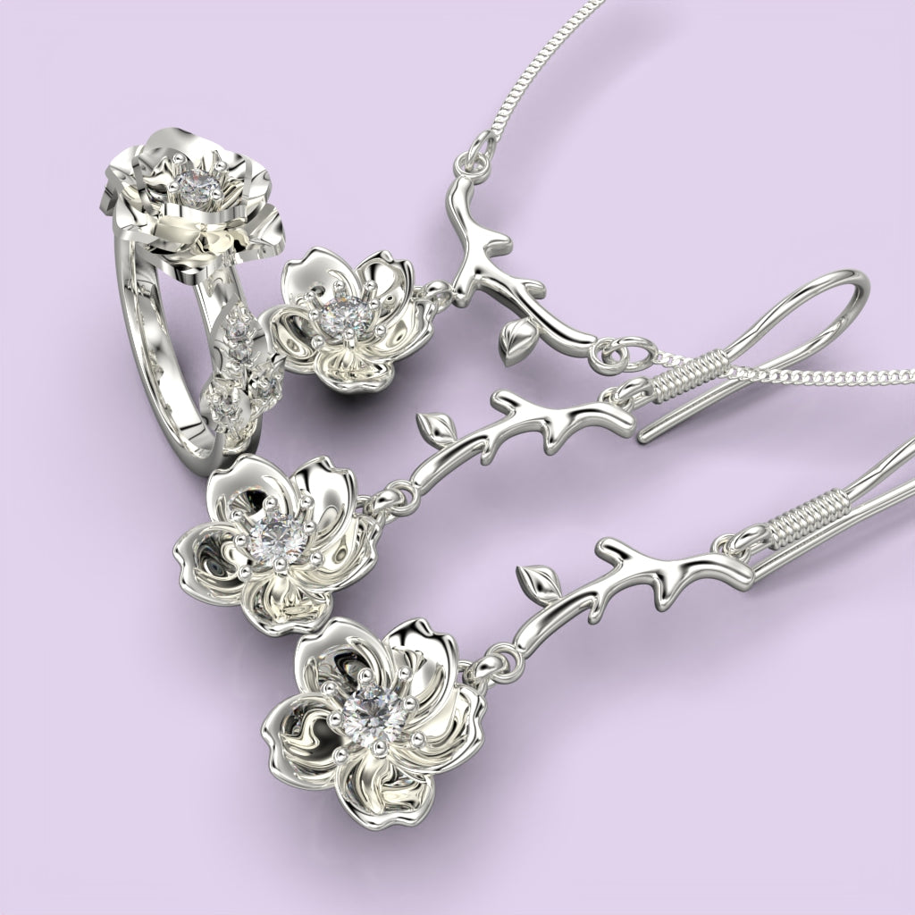 Set de joyas en plata 950 – Colección Natu