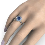 Cargue la imagen en el visor de la galería, Anillo Corazon C