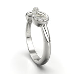 Cargue la imagen en el visor de la galería, Anillo infinito corte circular