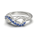 Cargue la imagen en el visor de la galería, Anillo infinito corte circular