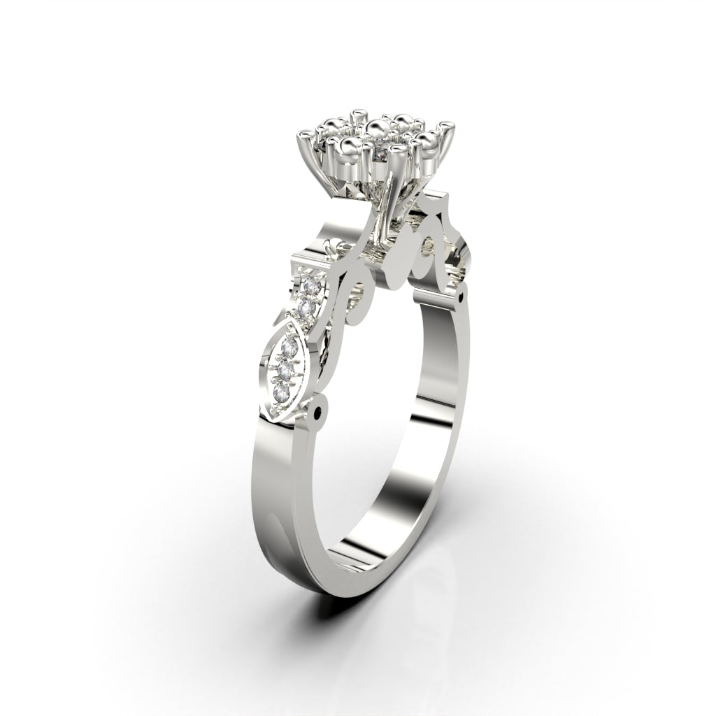 Anillo de Compromiso Alquimia - Plata 950 | Luya Joyería