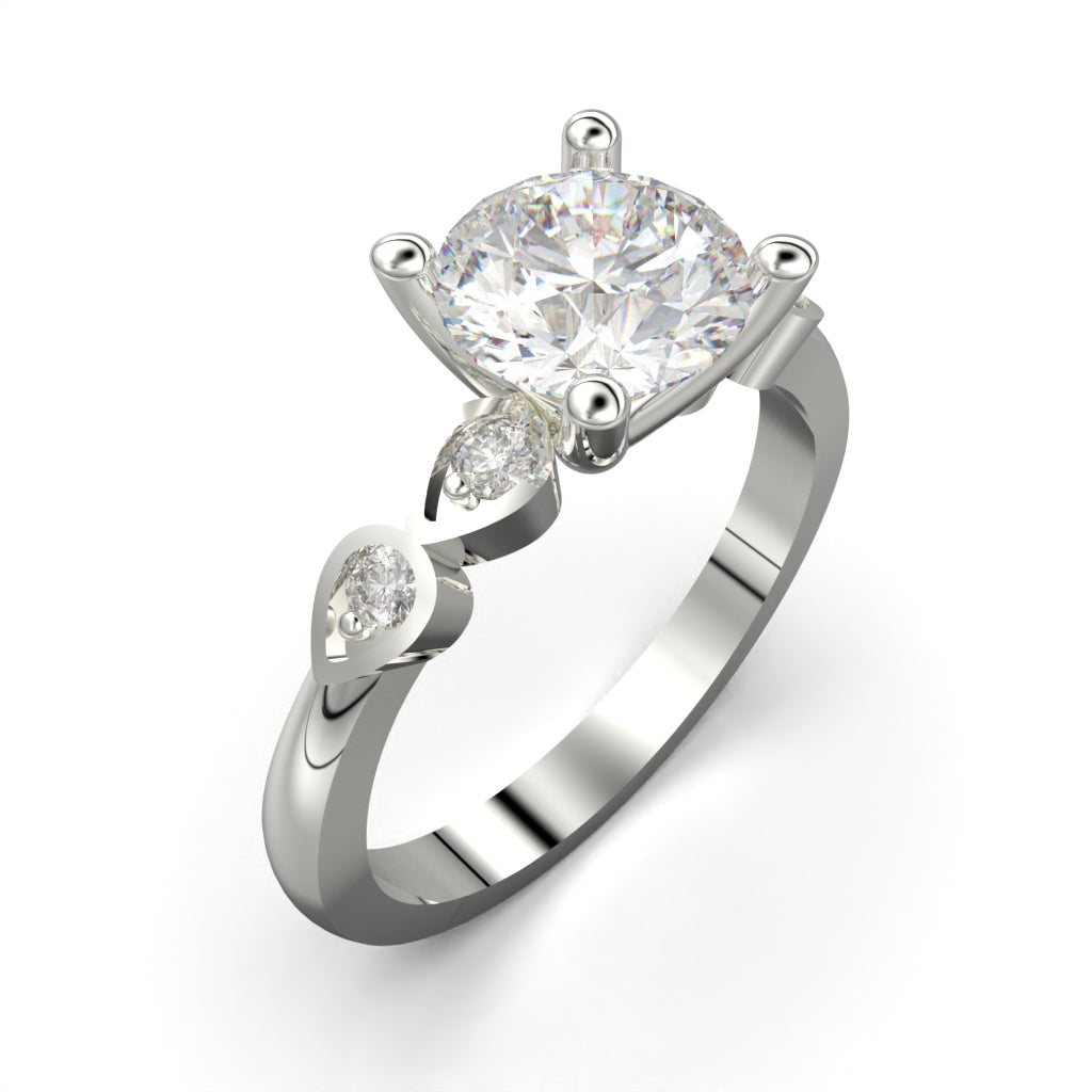 Drop ring with circular cut